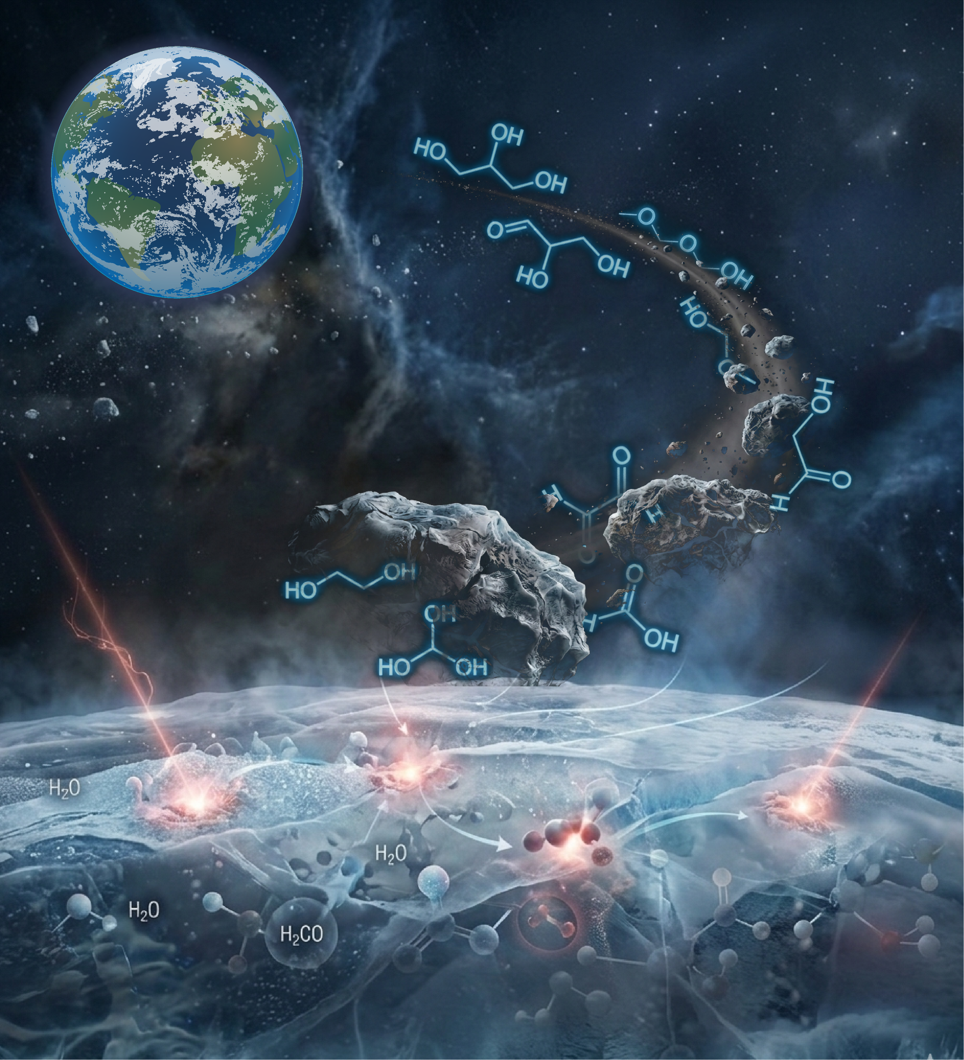 星际极端模拟环境中生命关键分子...